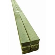 6 tasseaux sapin brut autoclave vert 2000 x 24 x 24 mm - SUPBOIS