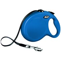 Flexi Laisse Sangle New Classic 8m Bleu - ZOLUX