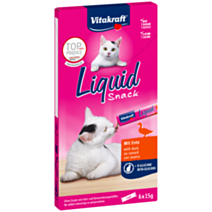 Friandise chat liquide bêta-glucanes canard 90g x6 - VITAKRAFT