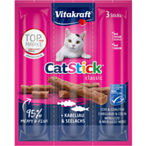 Friandise chat Stick cabillaud colin x3 - VITAKRAFT