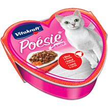 Nourriture chat Poésie Déli Sauce bœuf et carotte, pochon 85 g - VITAKRAFT