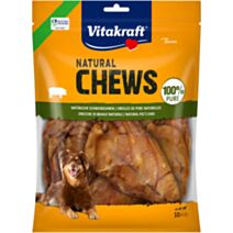 Friandise chien Chews oreille porc séchée x10 - VITAKRAFT