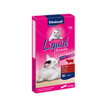 Friandise chat liquide bœuf x5 - VITAKRAFT