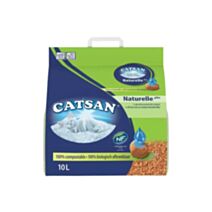 Litière végétale chat naturelle Plus 10 L - CATSAN
