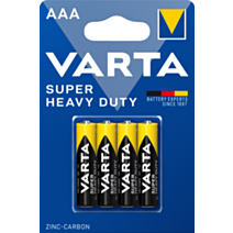 4 piles saline Superlife AAA - VARTA