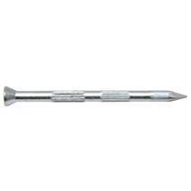 Clou strié, tête fraisée, 3,5 x 35, acier zingué