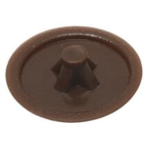 Cache-vis pour vis empr. PZ, brun noisette, PZ 3, plastique