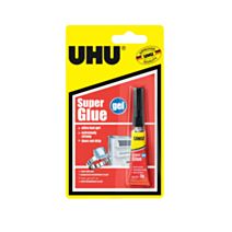 Colle super glue gel 3g - UHU