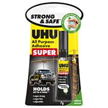 Colle super glue Strong & Safe Gel 7g - UHU