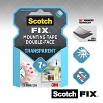 Adhésif moquette double face transparent 1,5mx19mm - SCOTCH™