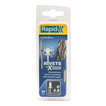 Rivets inoxydables ø 4,8 x 18 mm
