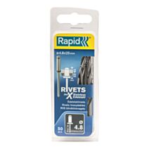 Rivets inoxydables ø 4,8 x 25 mm