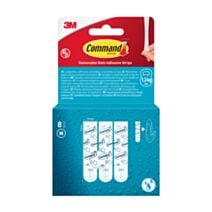 Set de 8 languettes auto-adhésives résistantes à l'eau bleu - 3M COMMAND