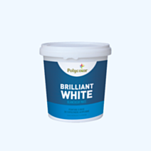 Peinture d'interieur Brillant White 5 L - POLYCOLOR
