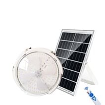 Plafonnier 28cm blanc solaire 300W IP54