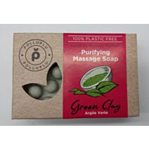 Savon de massage argile verte - POLLUPLU