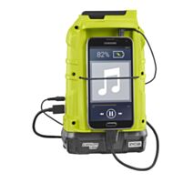 Radio AM/FM Bluetooth 18 volts ONE + (Sans batterie) - RYOBI