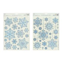 Flocon de neige pailleté pour fenêtre - UBL