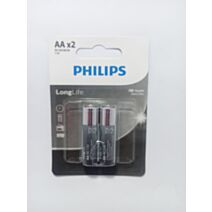 2 piles zinc Longlife AA - PHILIPS