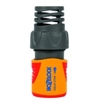 Raccord stop 19mm orange gris 10x4cm - HOZELOCK