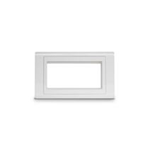 Plaque avec support pour 4 modules R5452WHI - MK HONEYWELL