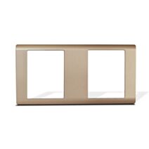Cadre double pour interrupteur et prise R21HCGL - MK HONEYWELL