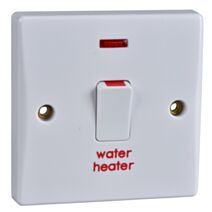 Interrupteur 20A chauffe-eau + voyant Slim - SCHNEIDER