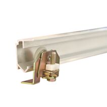 Rail séparateur gamme lissa l1500 1 vantail alu