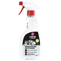 Dégraissant multiusage 3-EN-UN biodégradable 500ml