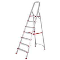 Échelle domestique 7 marches aluminium 188 cm