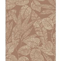 Papier peint expansé intissé Lorena terracotta 0,53 x 10 m - GRANDECO