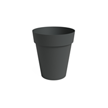 Pot Capri haut 56 cm anthracite - ARTEVASI