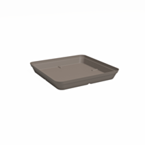 Soucoupe Capri carrée 40 cm taupe - ARTEVASI
