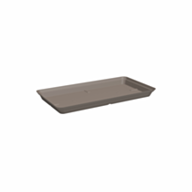 Soucoupe Capri rectangulaire XL 80 cm taupe - ARTEVASI