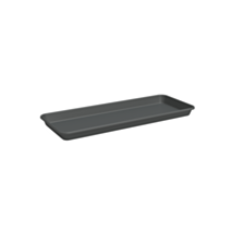 Soucoupe Madagascar rectangulaire 80 cm anthracite - ARTEVASI