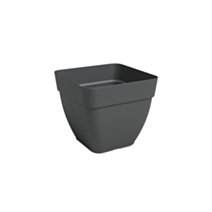 Pot Capri Campana carré 37 cm anthracite - ARTEVASI