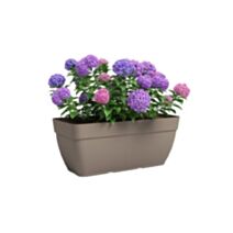 Jardinière Capri Campana XL 80 cm taupe - ARTEVASI