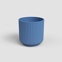 Cache-pot Luna 19 16,5x16,5x15,5cm bleu - ARTEVASI