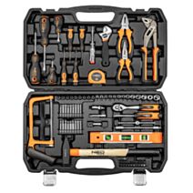 Set clé et douille 88 pièces coffret solide noir/orange