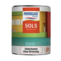 Peinture à base de caoutchouc chloré Maroon 5L - PERMOGLAZE Chlorinated Floor Dressing
