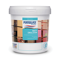Peinture acrylique à base d'eau à l’aspect mat Matt Emulsion base pastel 5 L - PERMOGLAZE