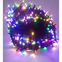 Guirlande lumineuse 800 led/100 m blanc ton chaud/multicolore