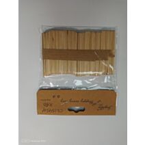 Set de 50 mini batonnets en bois naturels - HOBBYWORLD