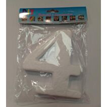 Chiffre en polystyrène 15 cm à décorer 9 assortis - HOBBYWORLD