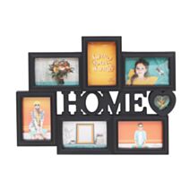 Pêle-mèle Home 7 cadres 50 x H38 cm couleurs assorties