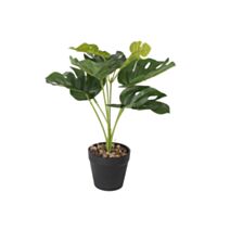 Plante artificielle H30 cm, pot plastique Ø8,5 x 7,5 cm