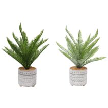 Plante artificielle H40 cm Etnika, pot céramique Ø11,5 x 10 cm