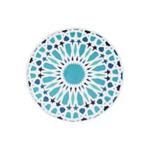 Tapis déco Casablanca finition flannelle Ø60 cm 2 assortis