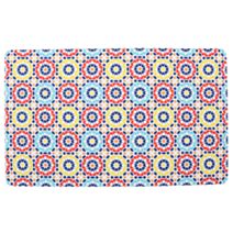 Tapis déco antidérapant Casablanca fibres rases 150 x 90 cm 3 assortis