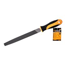 Lime plate acier 20cm finition satinée noir orange - HOTECHE